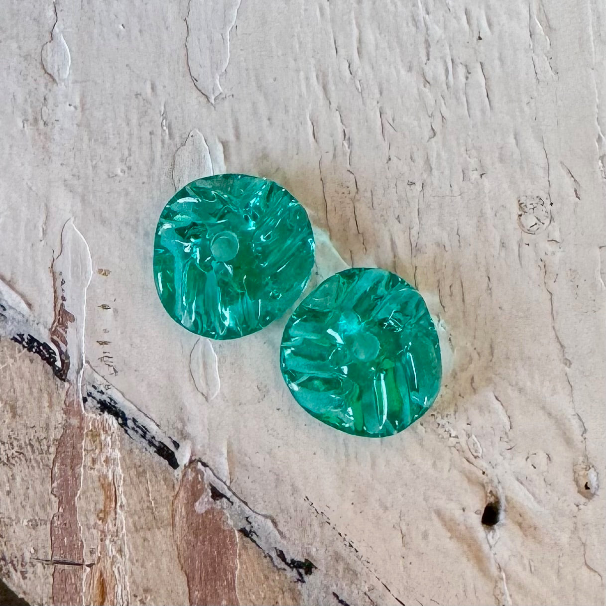 MICRO PUFFS - Teal Pair