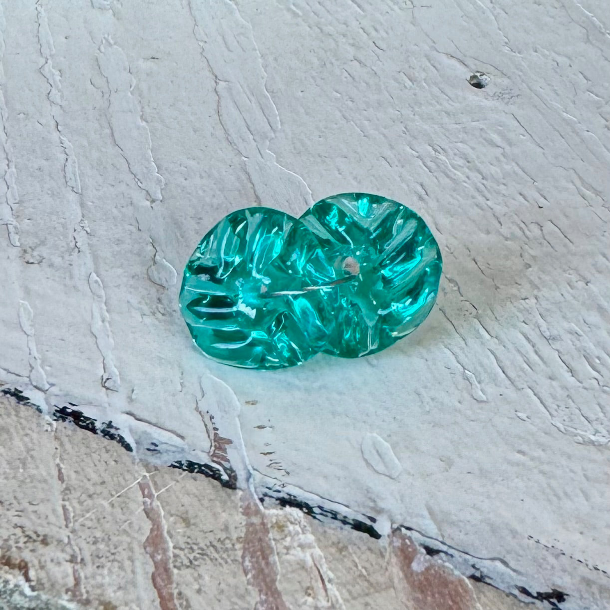MICRO PUFFS - Teal Pair