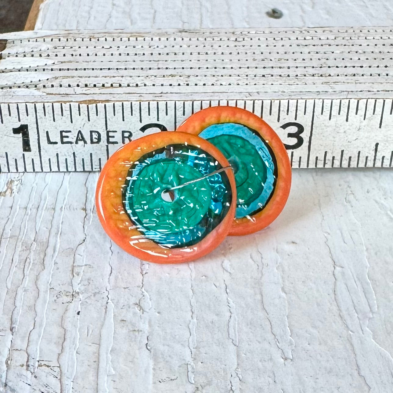 TEXTURED DISCS - Green, Electric Blue, Coral