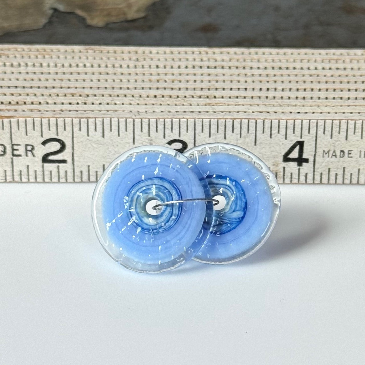 TEXTURED DISCS - Denim, Milky Aqua, and Aqua