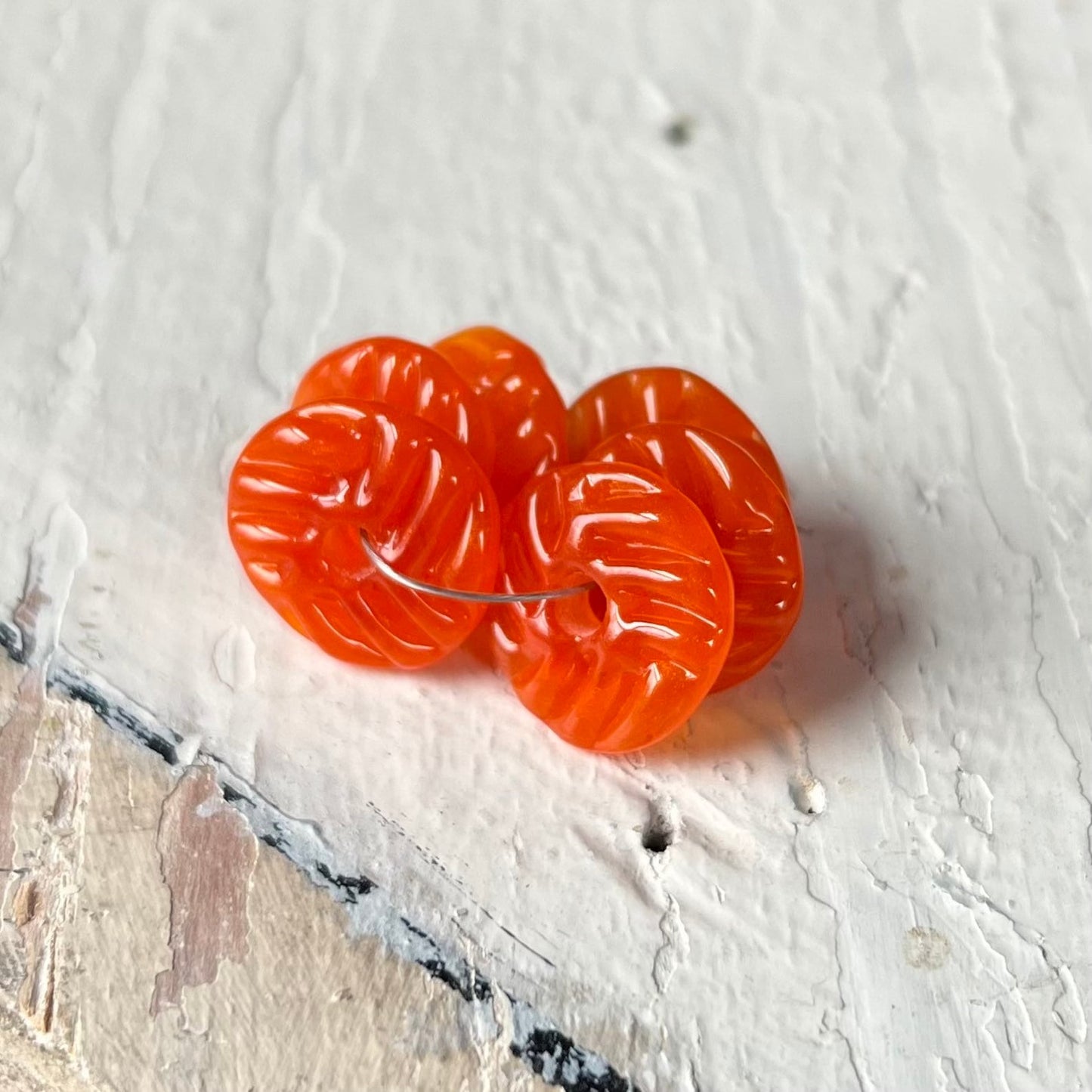MICRO PUFFS - Bright Translucent Orange