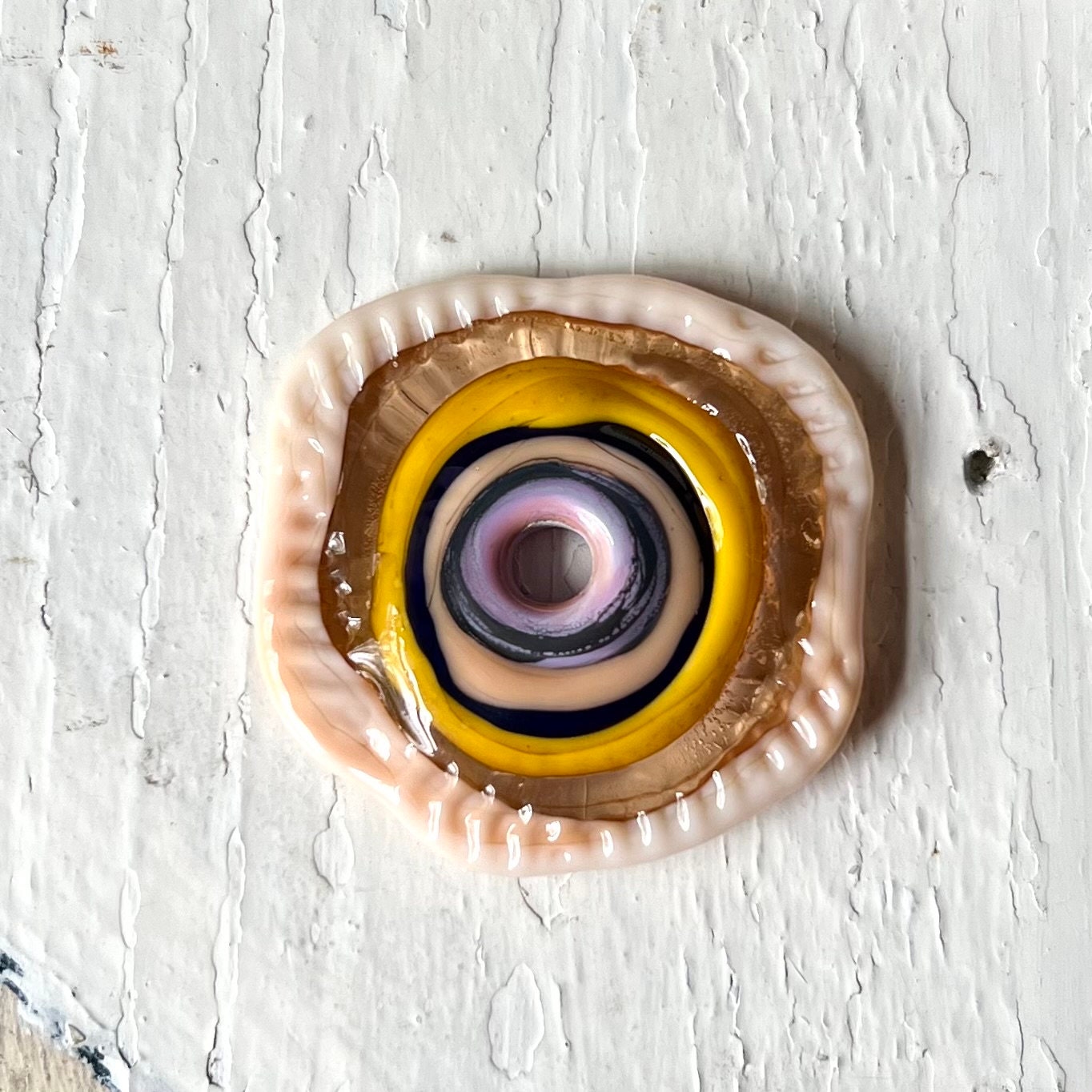KALOOPS - Yellow Cream and Purple Focal