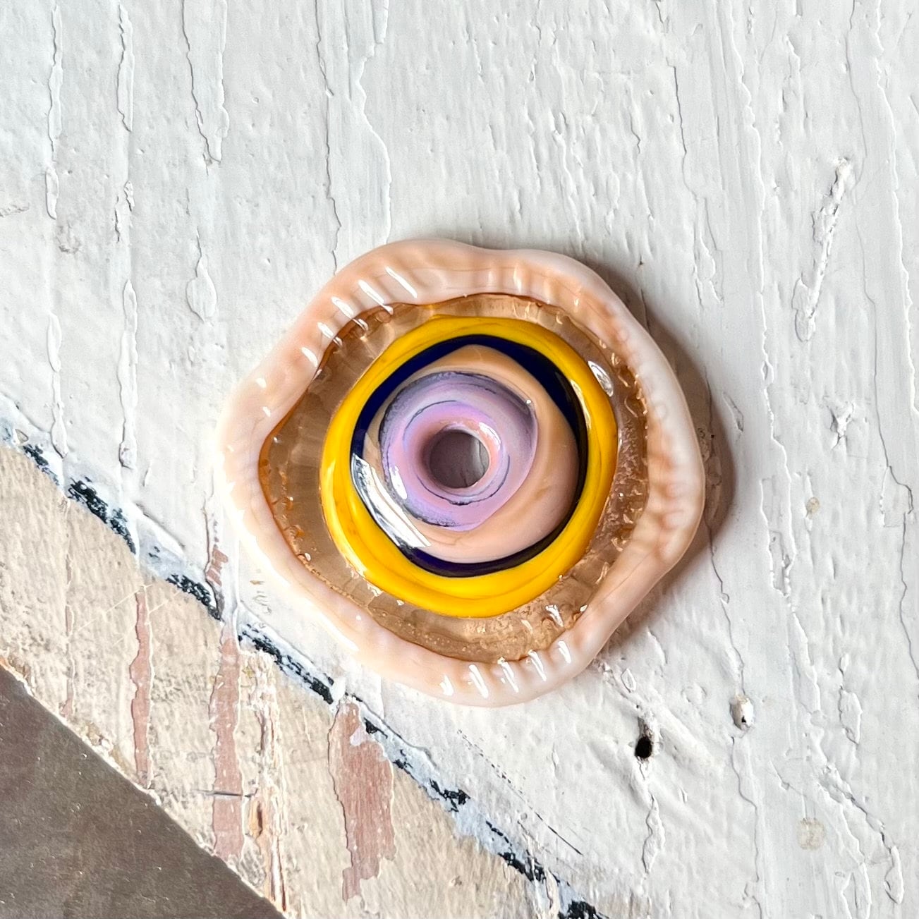 KALOOPS - Yellow Cream and Purple Focal