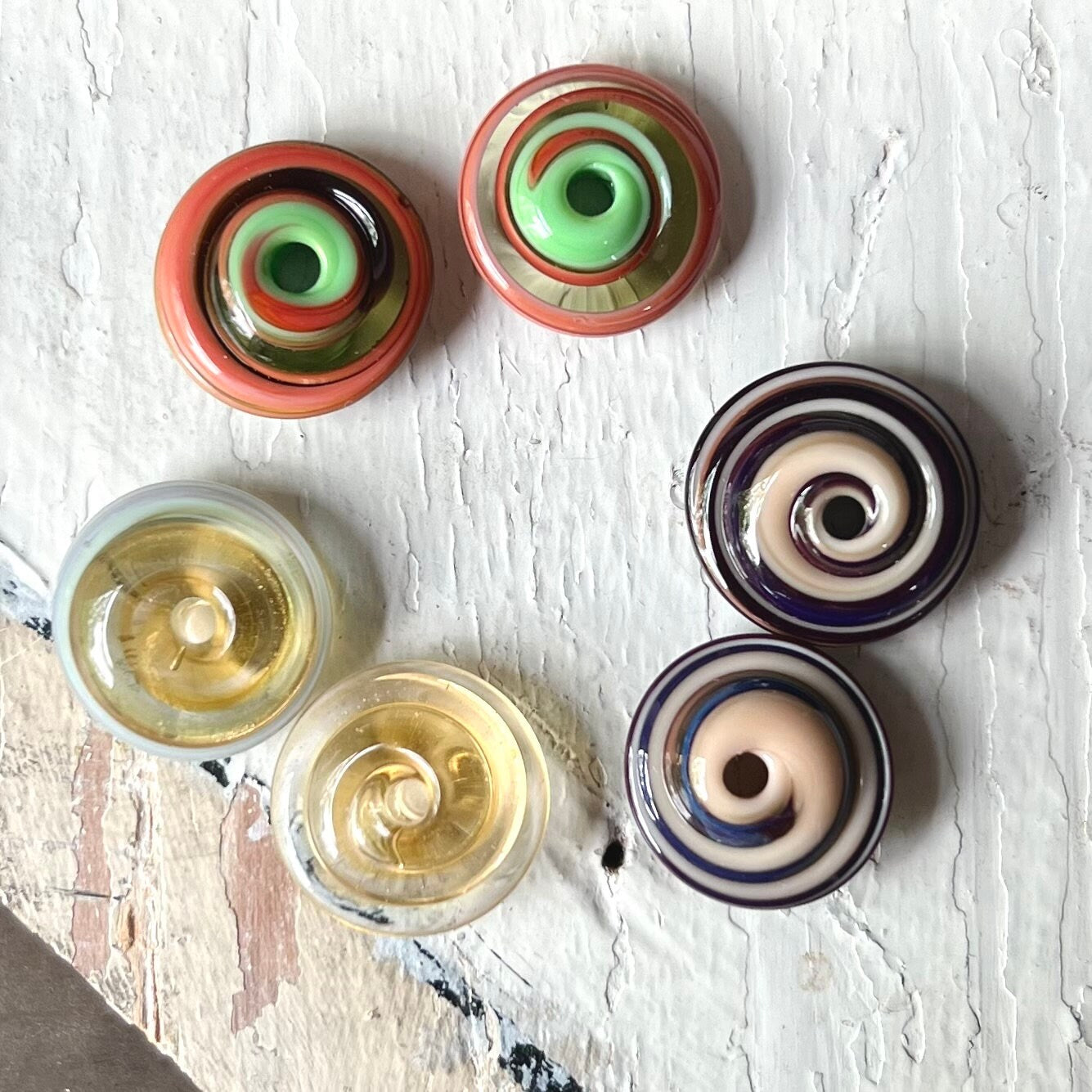 CHUNKY DISCS - Corals Creams and Transparents