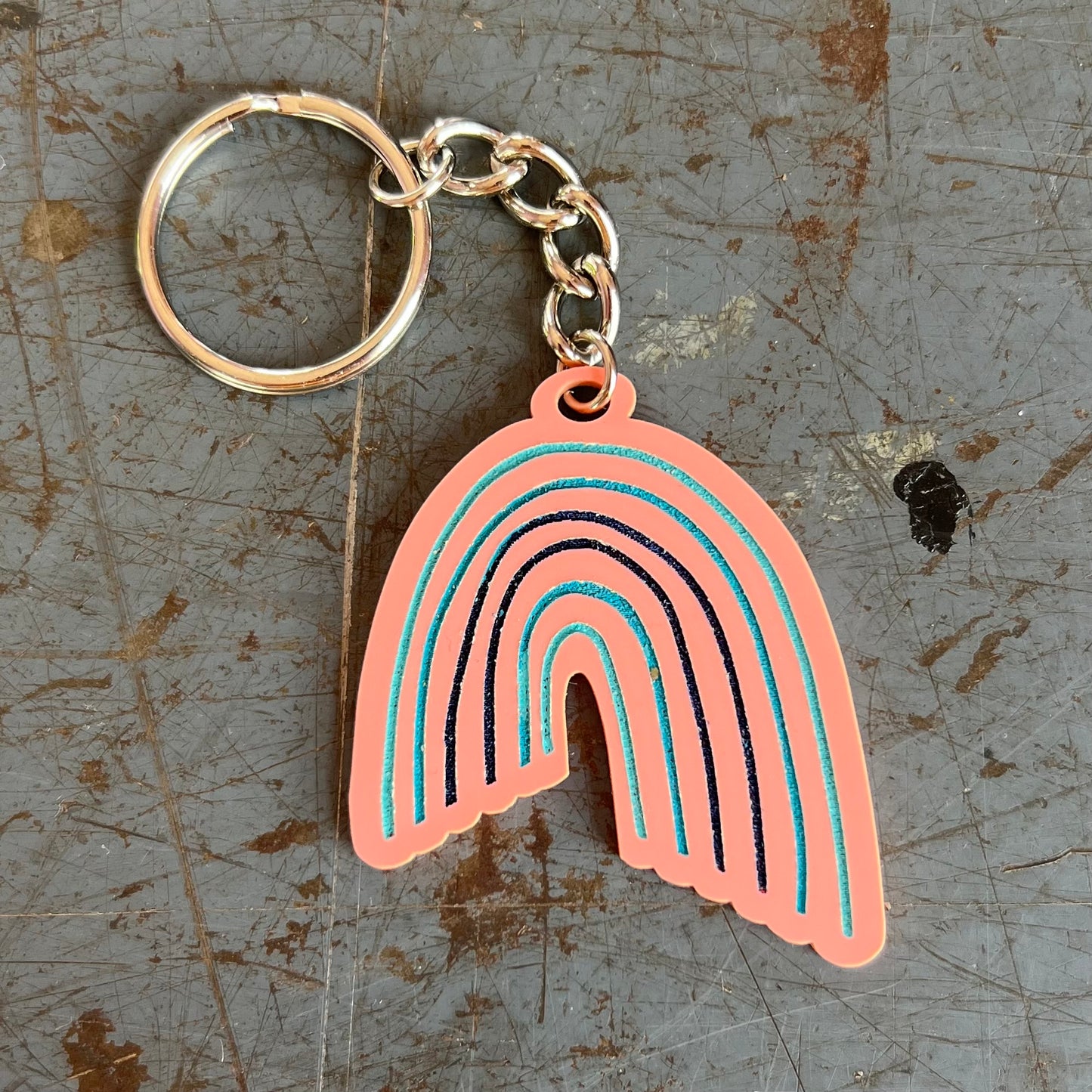 Acrylic Key Chains - Rainbow