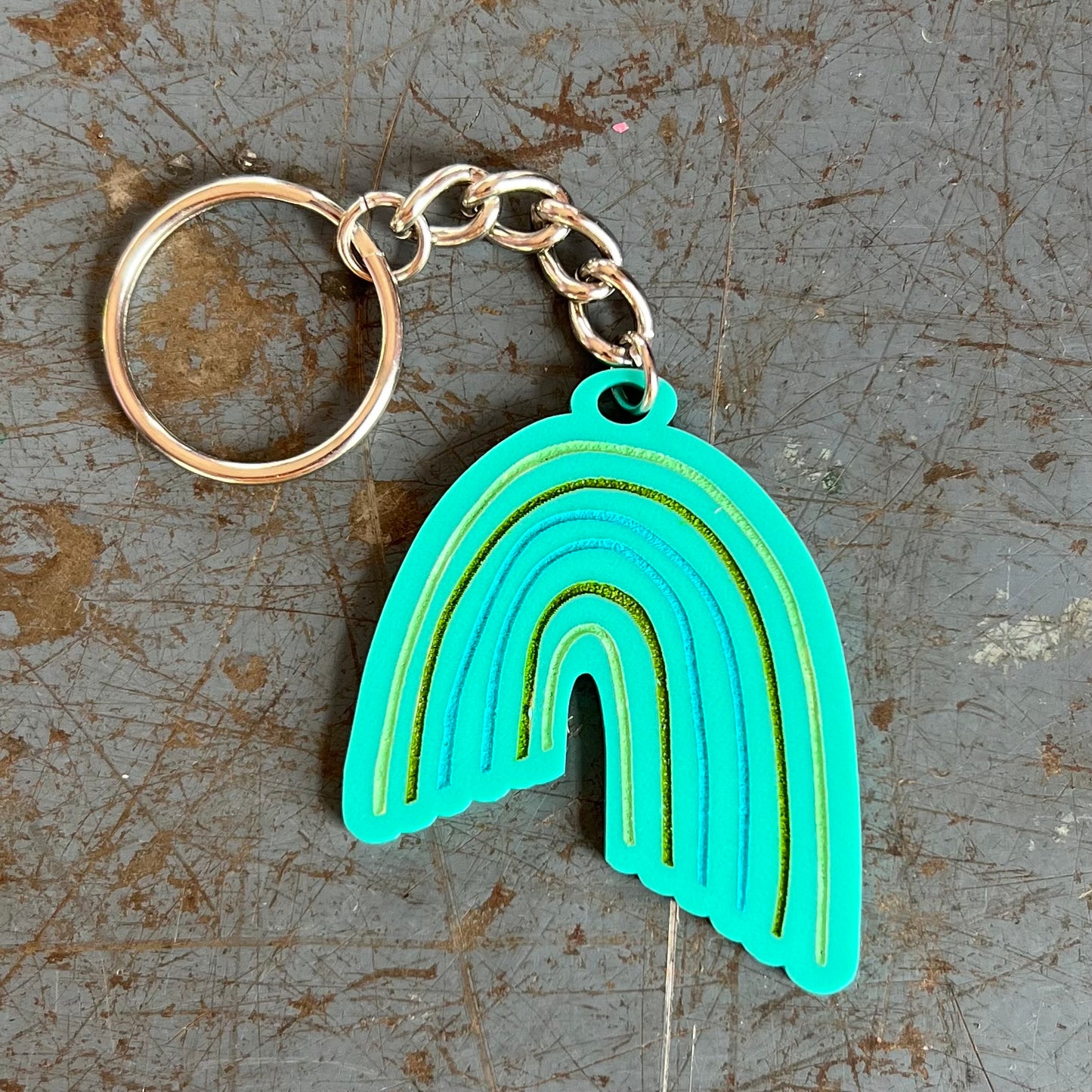 Acrylic Key Chains - Rainbow