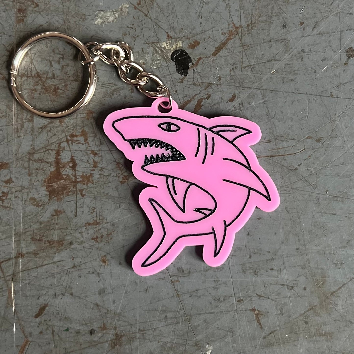 Acrylic Key Chains - Shark