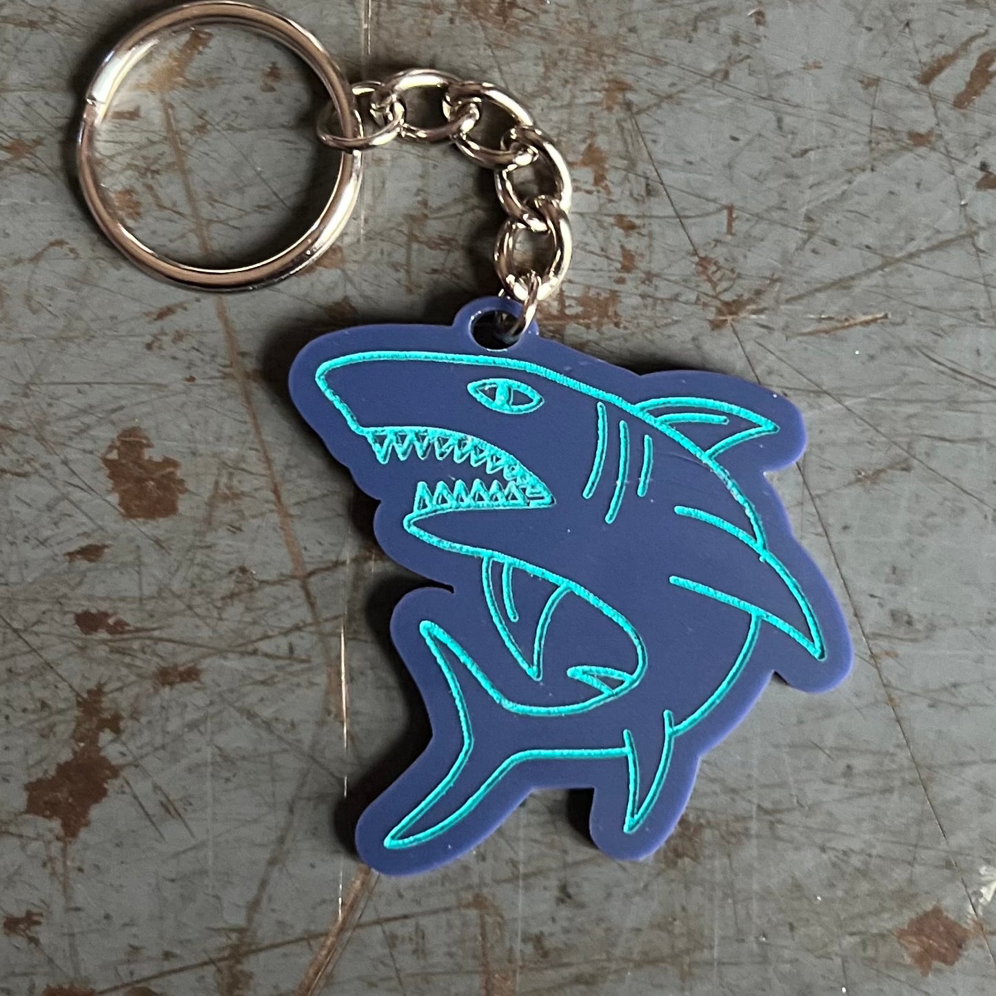 Acrylic Key Chains - Shark