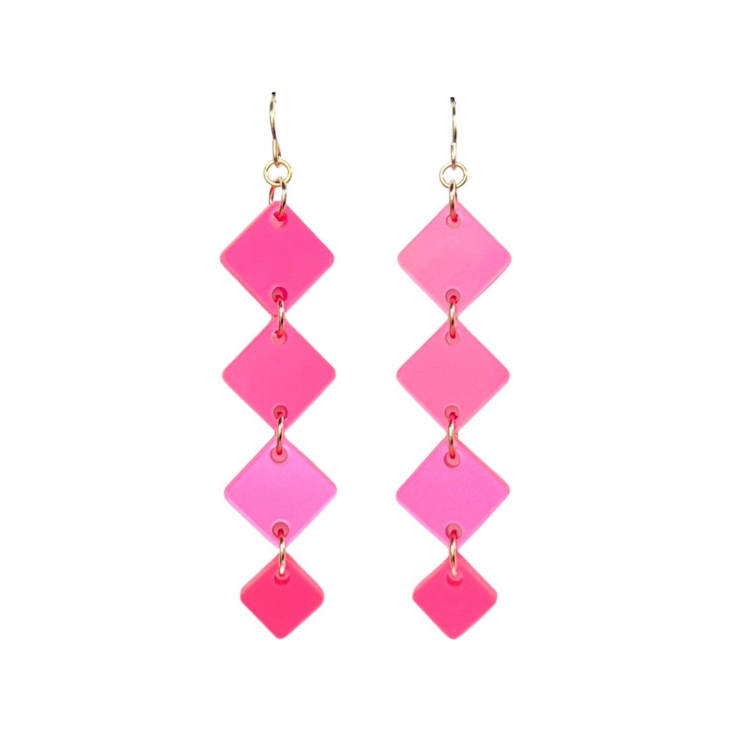 Long Diamond Earrings - New Colors!