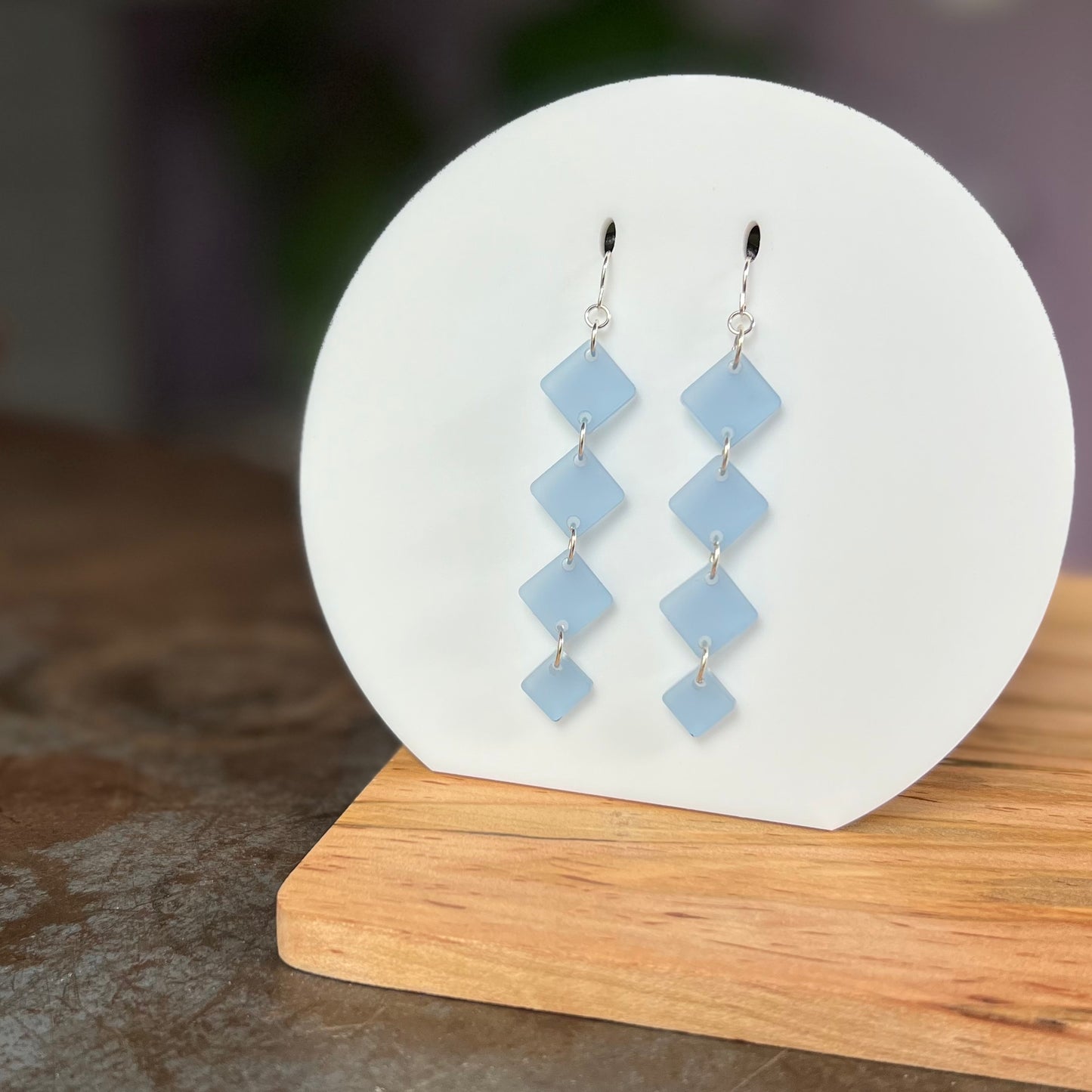 Long Diamond Earrings - New Colors!