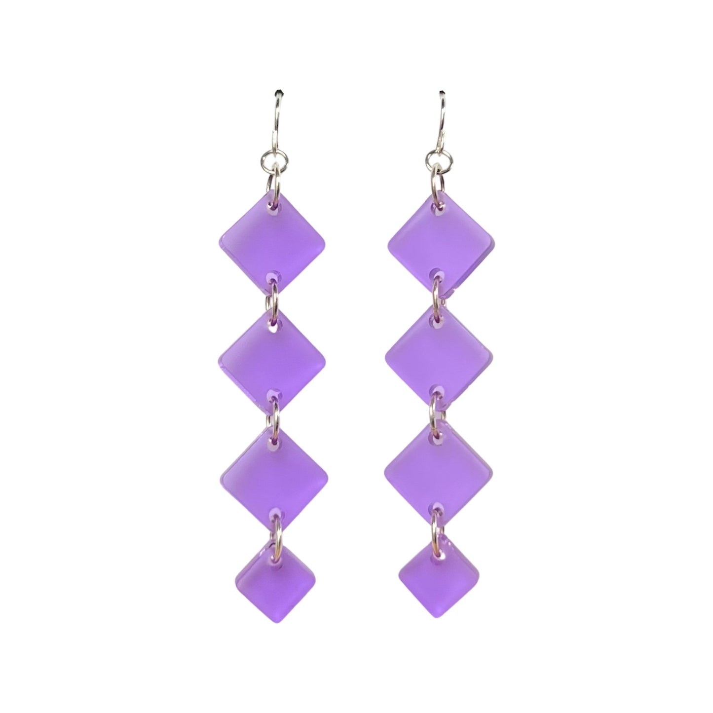 Long Diamond Earrings - New Colors!