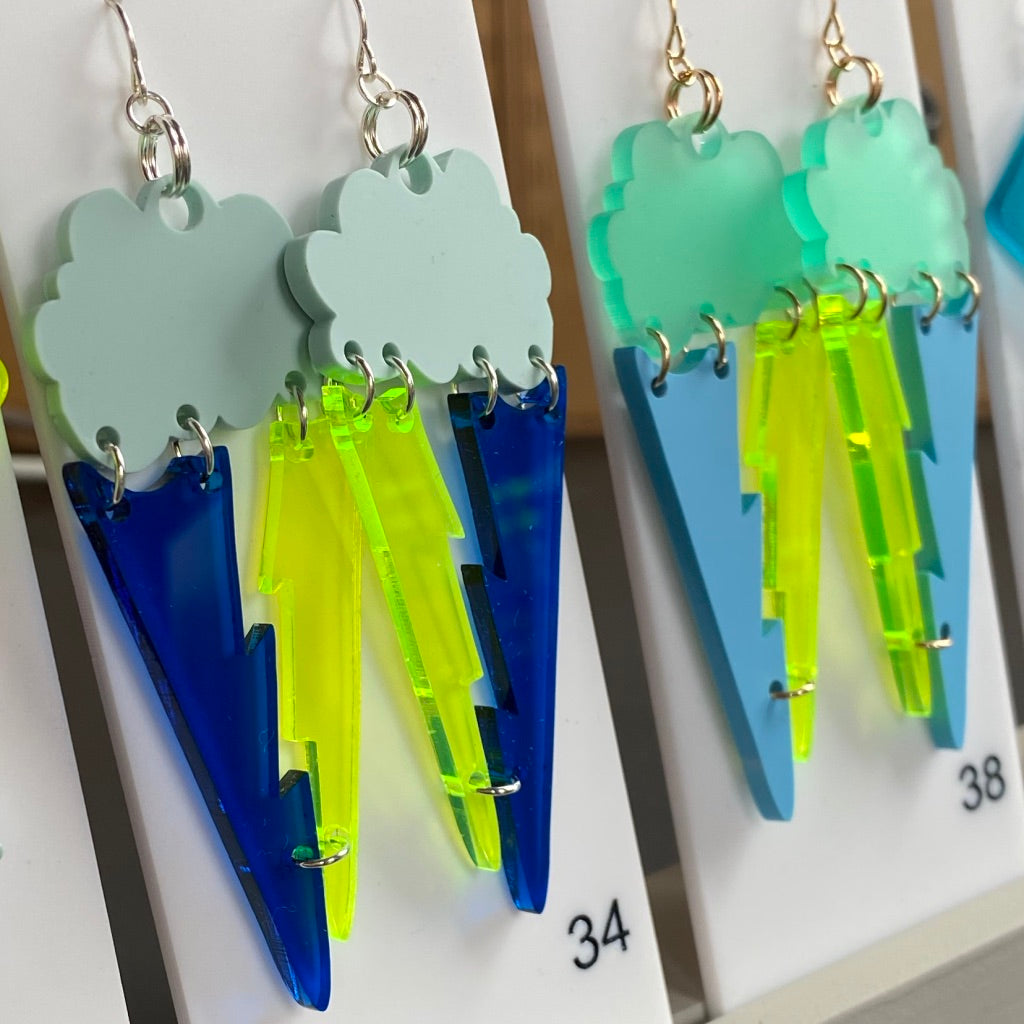 Lightning Cloud Earrings
