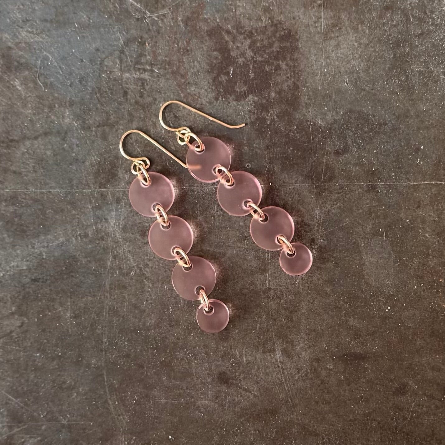 Long Circle Earrings