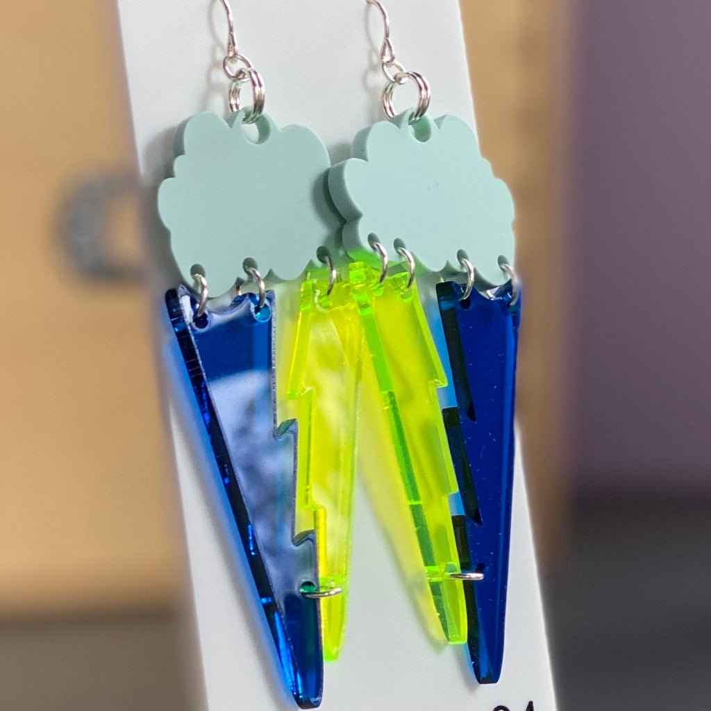 Lightning Cloud Earrings