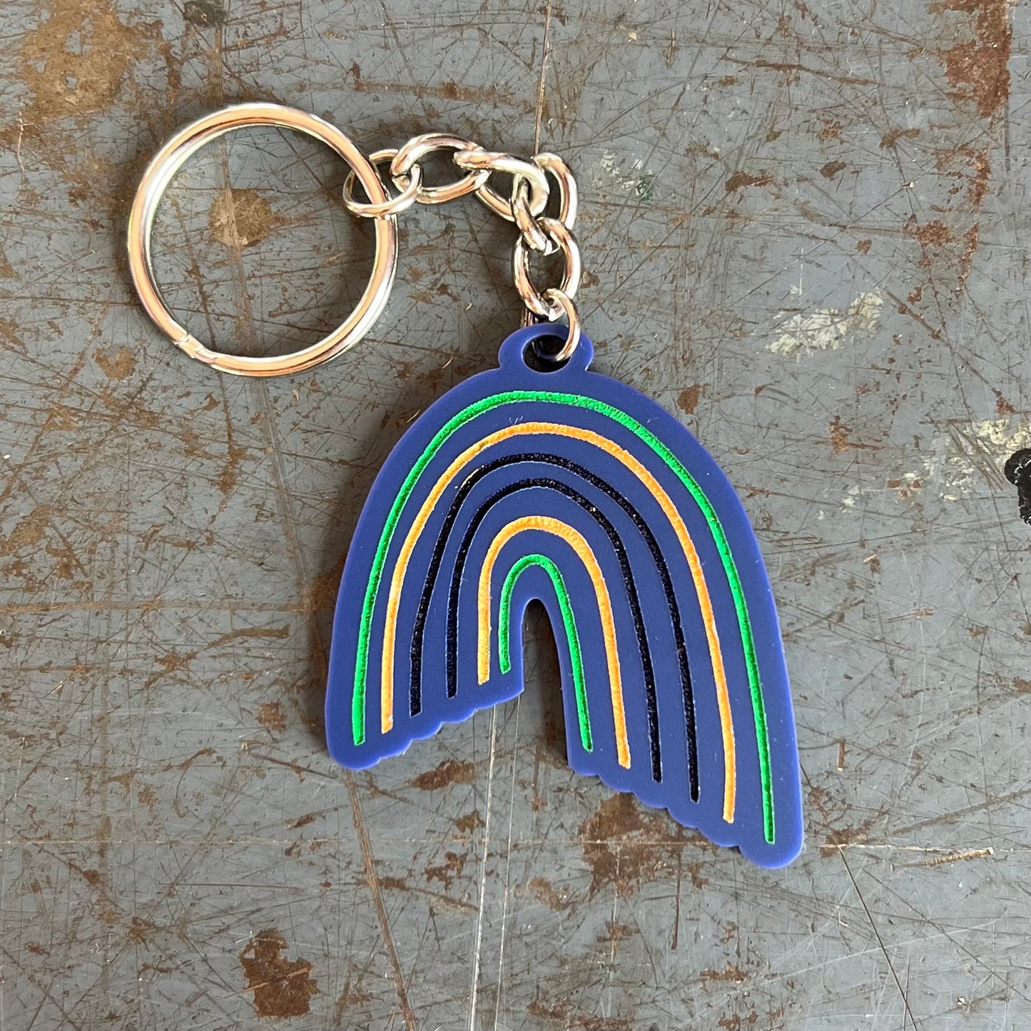 Acrylic Key Chains - Rainbow