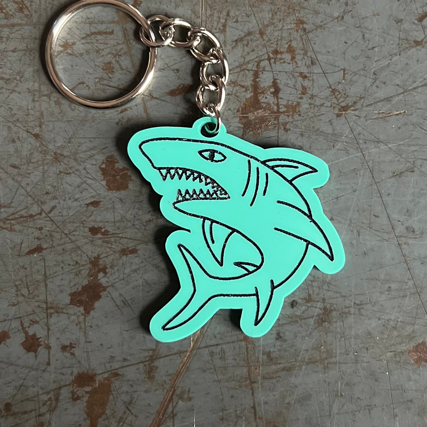 Acrylic Key Chains - Shark