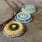 Bead Embroidered Solo - Blue